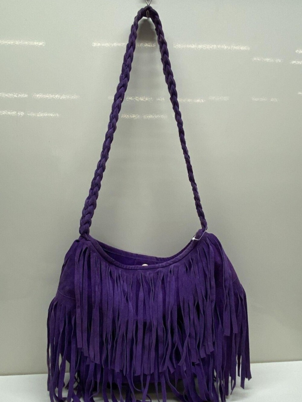 JJ Winters Vanessa Fringe Suede Bag 💜